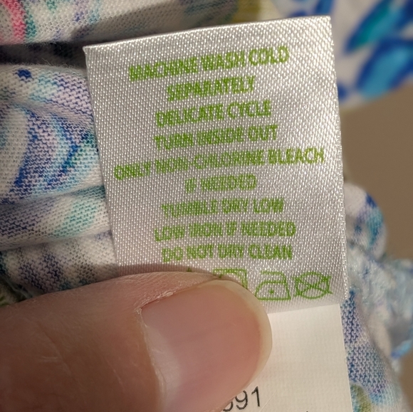 Lily Pulitzer Kaia Knit Tunic, Size:XS, Blue - Picture 6 of 7